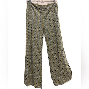 TCEC Geometric Patterned Women's Palazoo Pants. Medium
